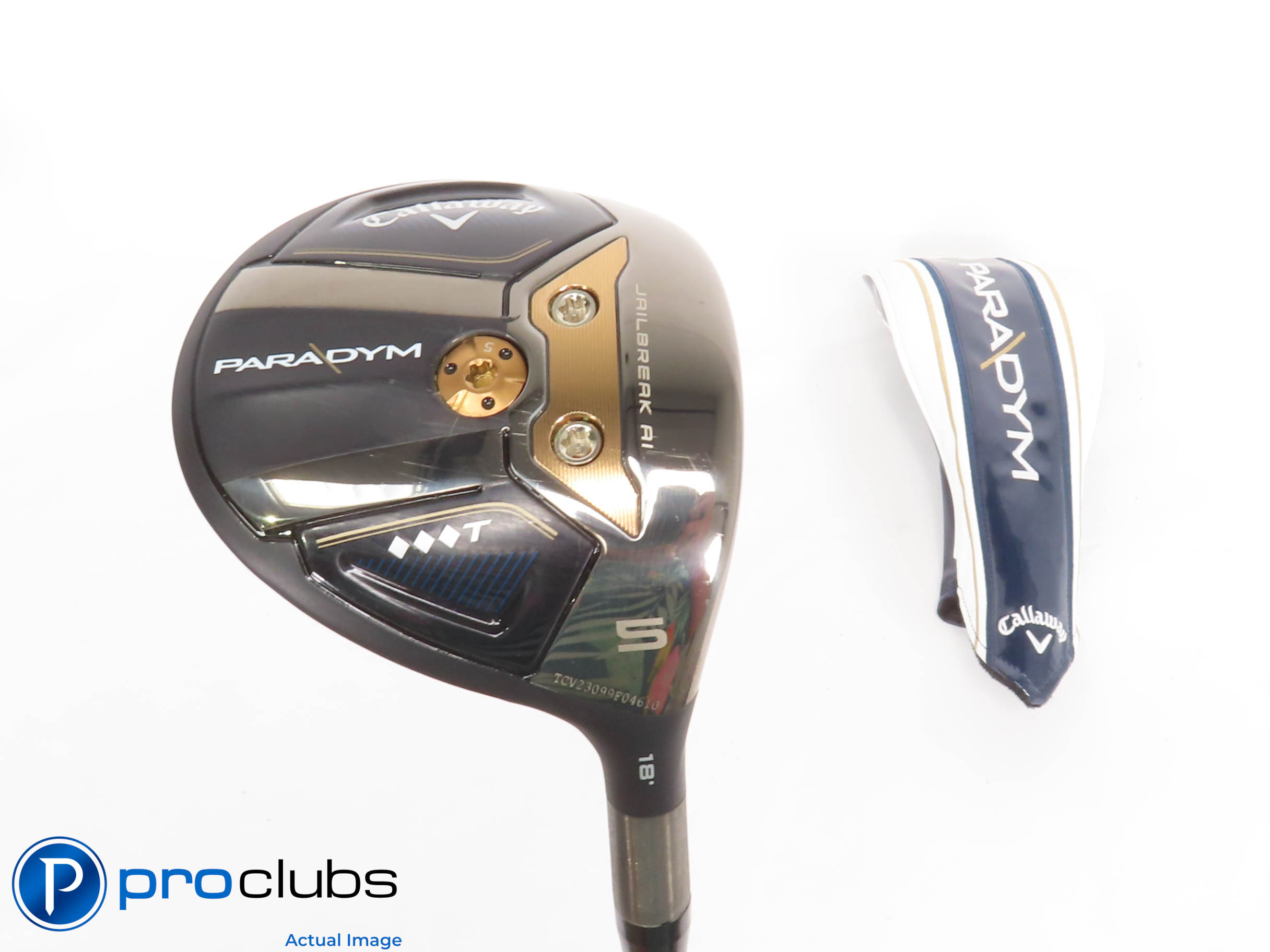 希少Callaway PARADYM トリプルダイヤ　10.5度　DI７S Tour Issue Callaway PARADYM Triple Diamond T 18* 5 Wood w/HC